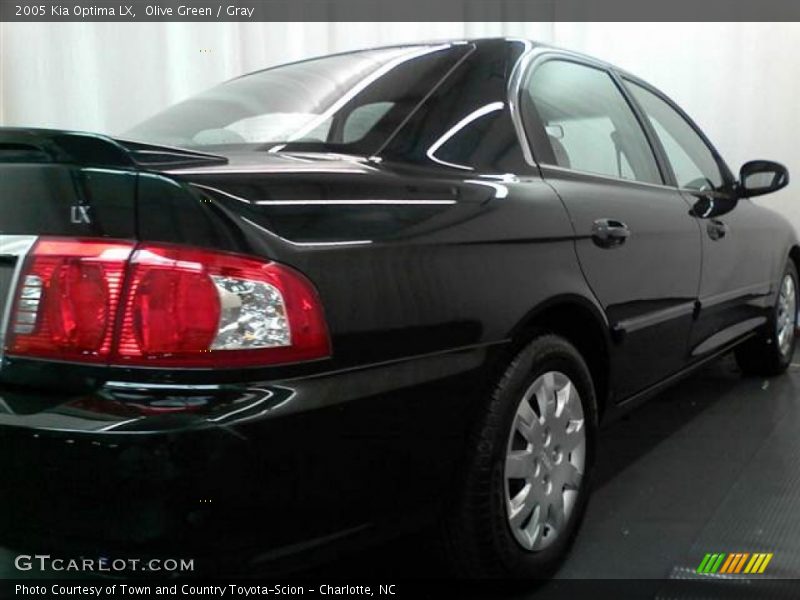 Olive Green / Gray 2005 Kia Optima LX