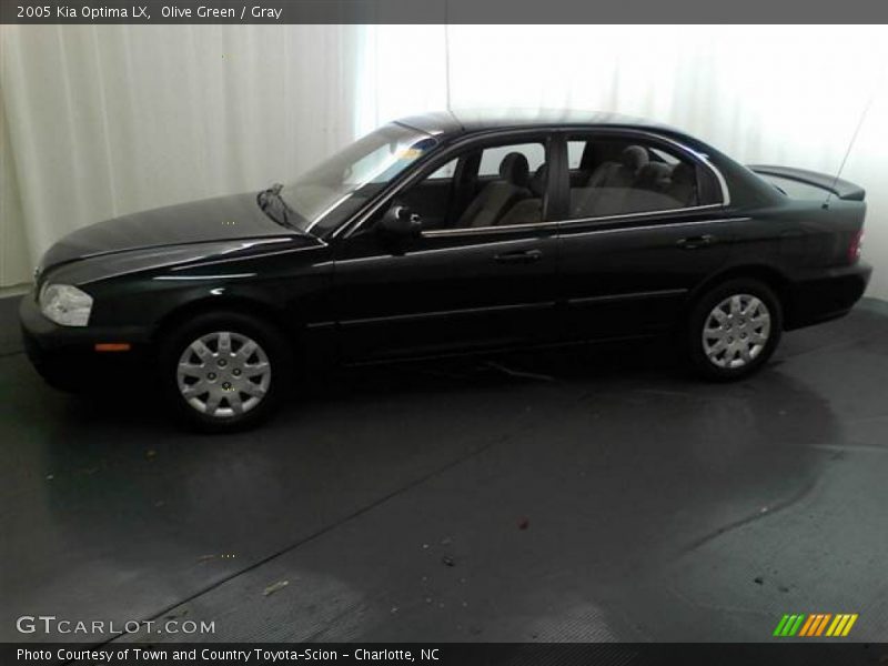 Olive Green / Gray 2005 Kia Optima LX