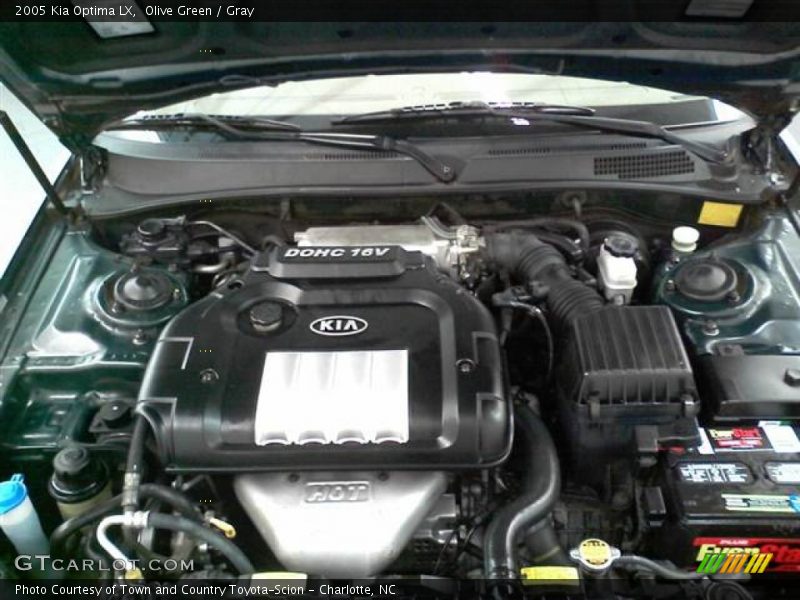 Olive Green / Gray 2005 Kia Optima LX