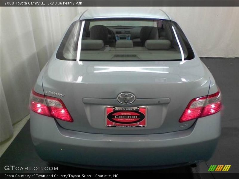 Sky Blue Pearl / Ash 2008 Toyota Camry LE