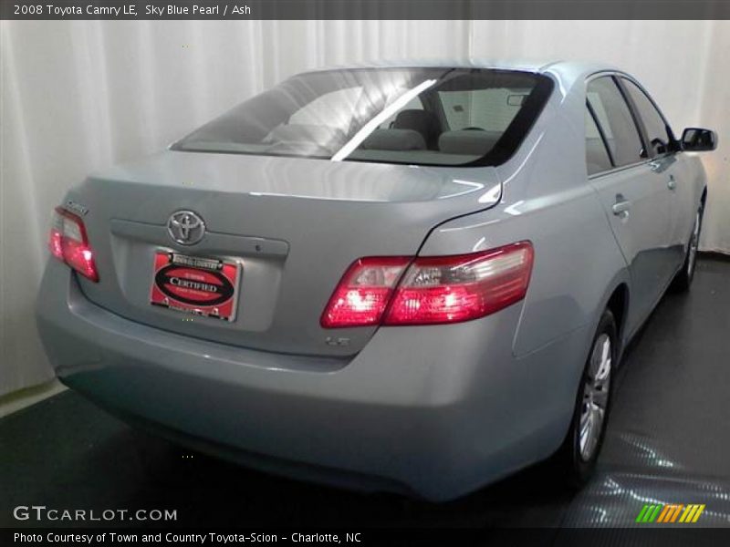 Sky Blue Pearl / Ash 2008 Toyota Camry LE