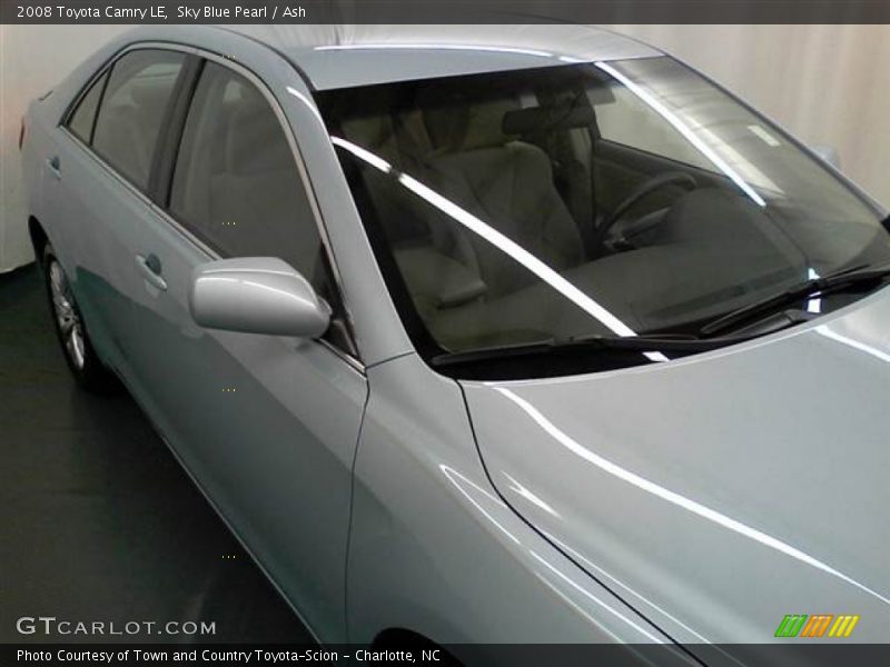 Sky Blue Pearl / Ash 2008 Toyota Camry LE