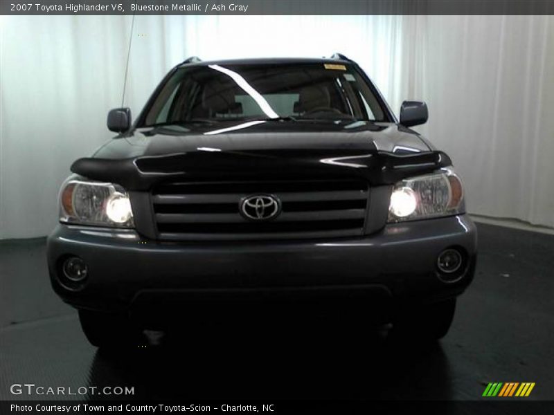 Bluestone Metallic / Ash Gray 2007 Toyota Highlander V6