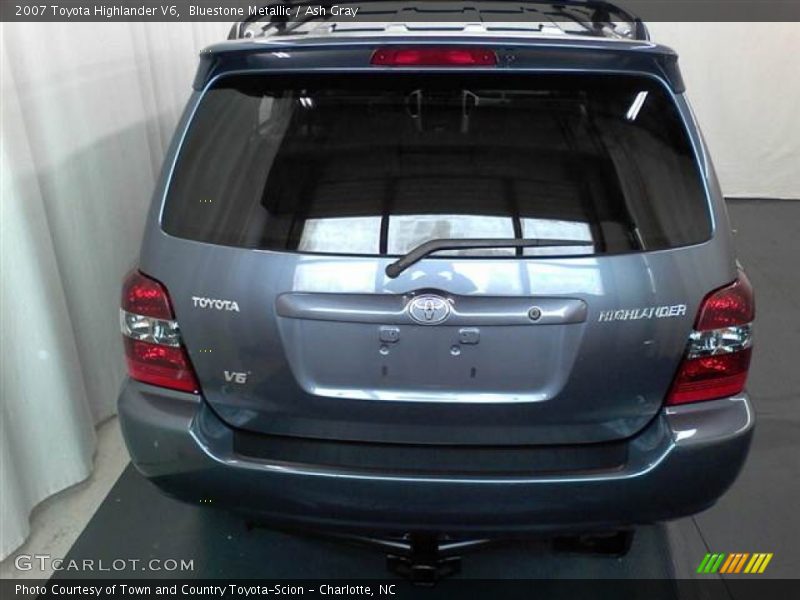 Bluestone Metallic / Ash Gray 2007 Toyota Highlander V6
