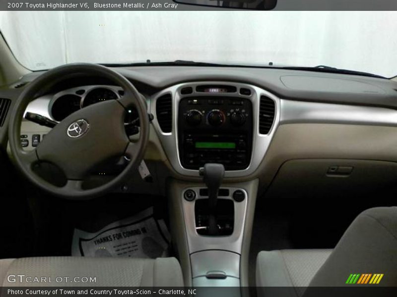 Bluestone Metallic / Ash Gray 2007 Toyota Highlander V6