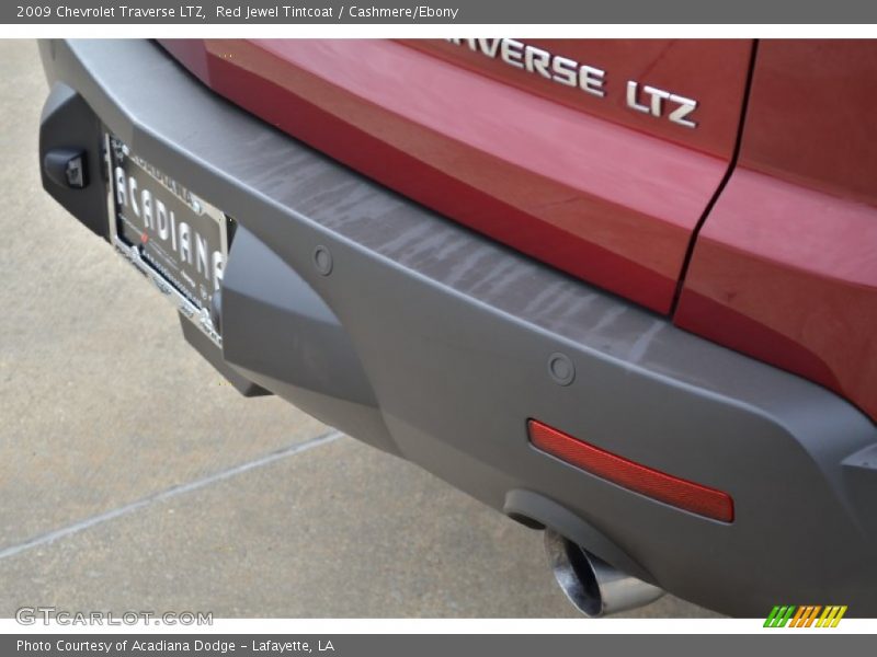 Red Jewel Tintcoat / Cashmere/Ebony 2009 Chevrolet Traverse LTZ