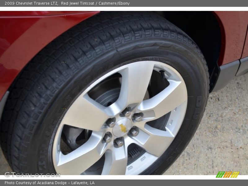 Red Jewel Tintcoat / Cashmere/Ebony 2009 Chevrolet Traverse LTZ