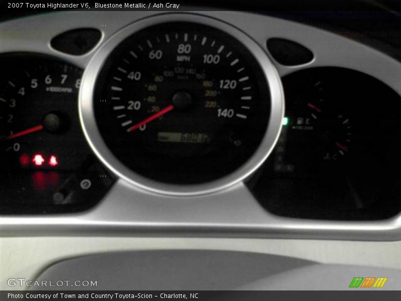 Bluestone Metallic / Ash Gray 2007 Toyota Highlander V6