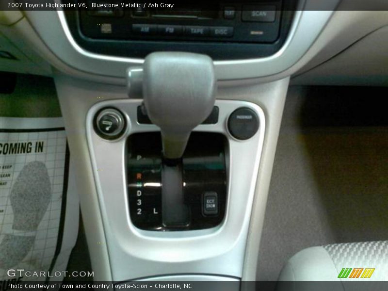 Bluestone Metallic / Ash Gray 2007 Toyota Highlander V6
