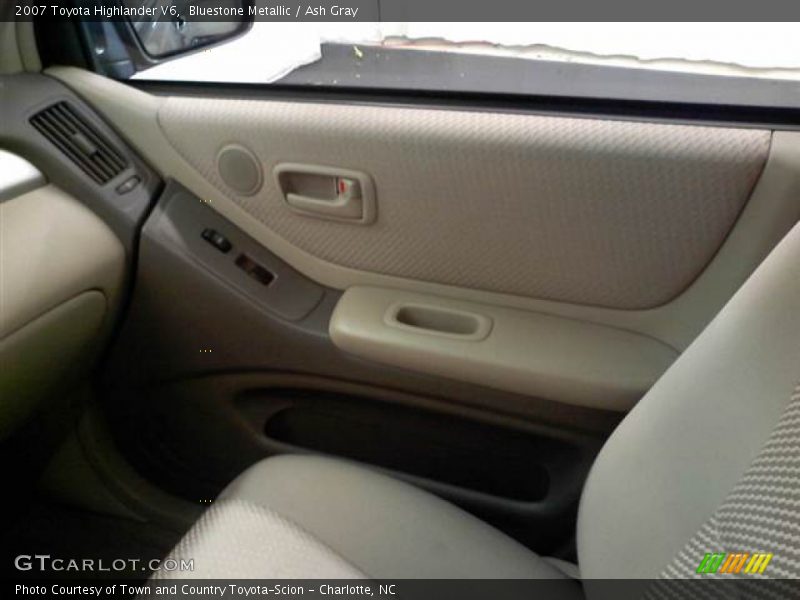 Bluestone Metallic / Ash Gray 2007 Toyota Highlander V6