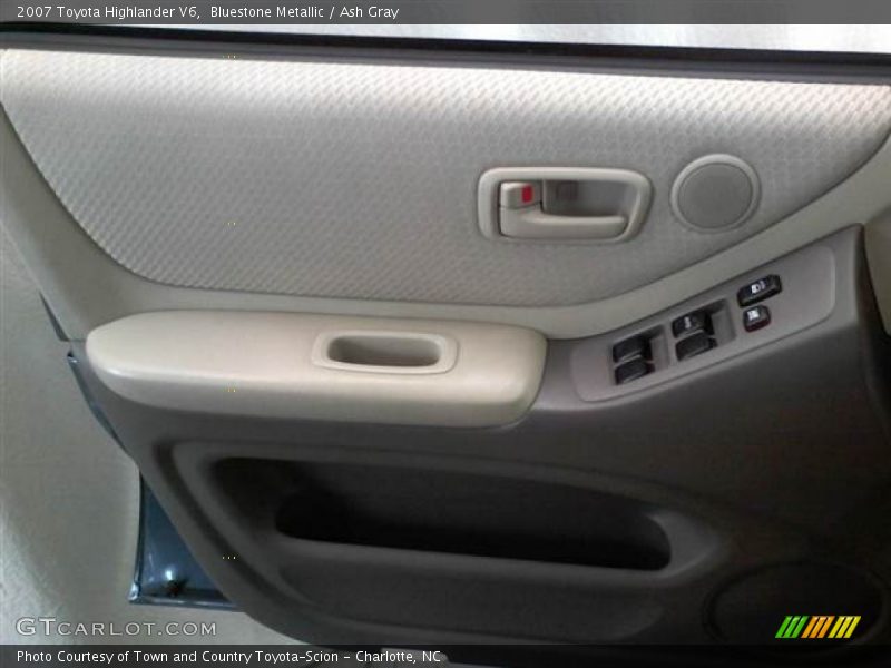Bluestone Metallic / Ash Gray 2007 Toyota Highlander V6
