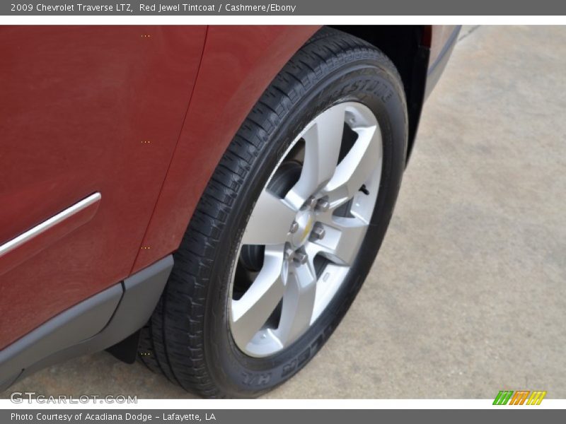 Red Jewel Tintcoat / Cashmere/Ebony 2009 Chevrolet Traverse LTZ