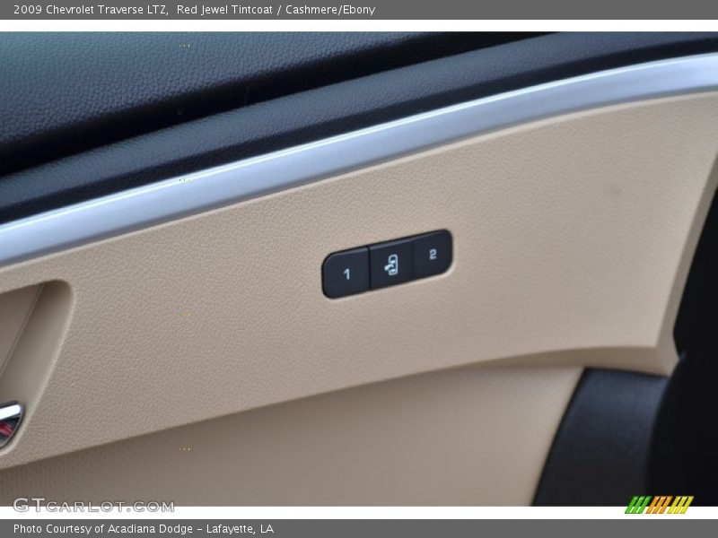 Red Jewel Tintcoat / Cashmere/Ebony 2009 Chevrolet Traverse LTZ