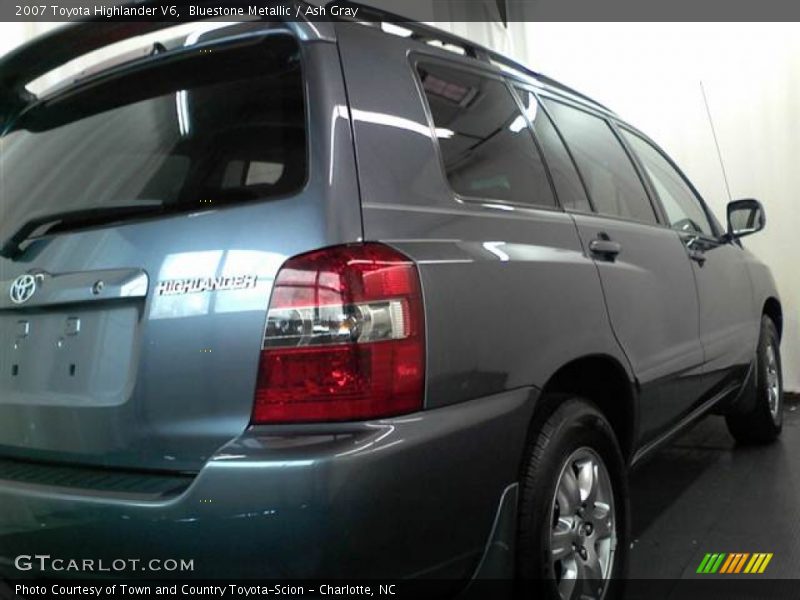 Bluestone Metallic / Ash Gray 2007 Toyota Highlander V6