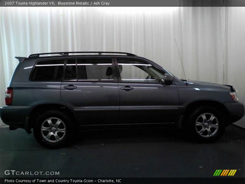 Bluestone Metallic / Ash Gray 2007 Toyota Highlander V6