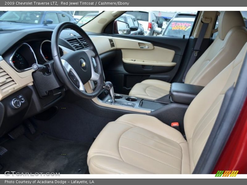 Red Jewel Tintcoat / Cashmere/Ebony 2009 Chevrolet Traverse LTZ