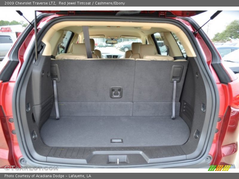 Red Jewel Tintcoat / Cashmere/Ebony 2009 Chevrolet Traverse LTZ
