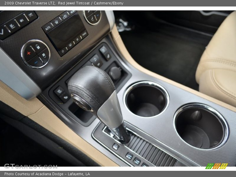 Red Jewel Tintcoat / Cashmere/Ebony 2009 Chevrolet Traverse LTZ