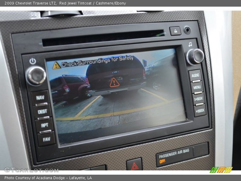 Red Jewel Tintcoat / Cashmere/Ebony 2009 Chevrolet Traverse LTZ