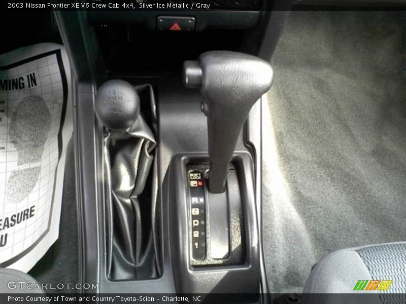  2003 Frontier XE V6 Crew Cab 4x4 4 Speed Automatic Shifter