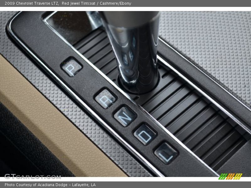 Red Jewel Tintcoat / Cashmere/Ebony 2009 Chevrolet Traverse LTZ