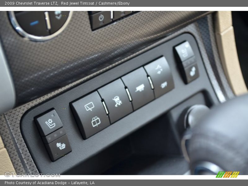 Red Jewel Tintcoat / Cashmere/Ebony 2009 Chevrolet Traverse LTZ