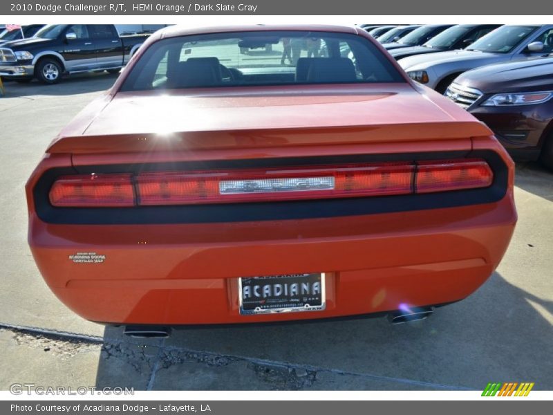 HEMI Orange / Dark Slate Gray 2010 Dodge Challenger R/T