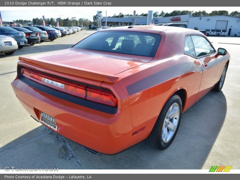 HEMI Orange / Dark Slate Gray 2010 Dodge Challenger R/T