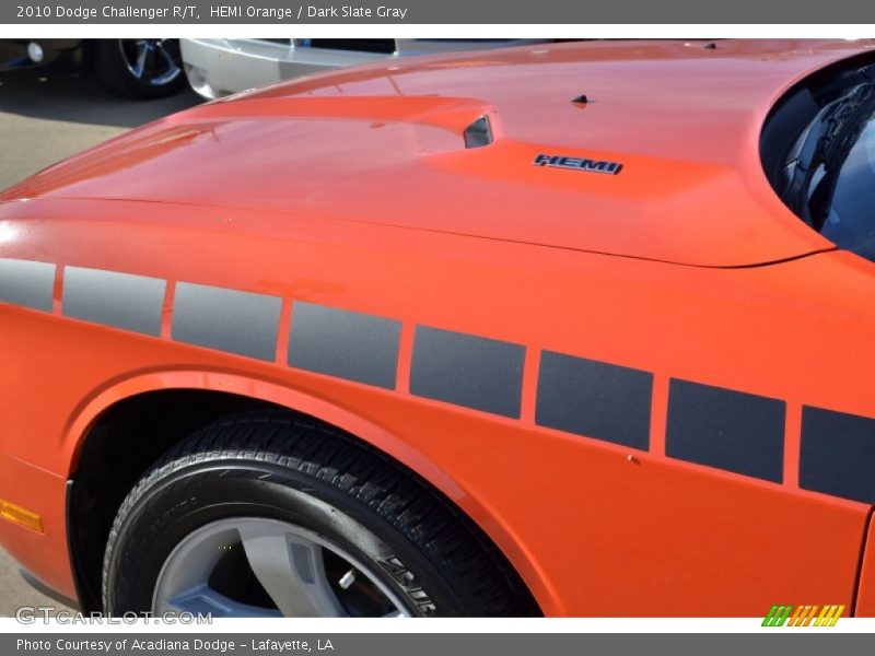 HEMI Orange / Dark Slate Gray 2010 Dodge Challenger R/T