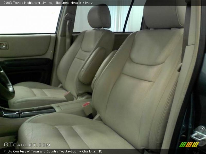Bluestone Metallic / Ivory 2003 Toyota Highlander Limited