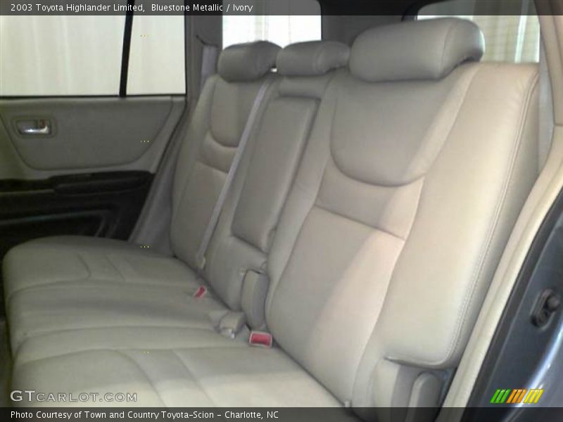 Bluestone Metallic / Ivory 2003 Toyota Highlander Limited