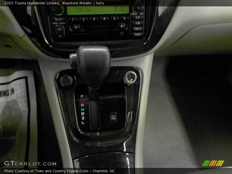 Bluestone Metallic / Ivory 2003 Toyota Highlander Limited
