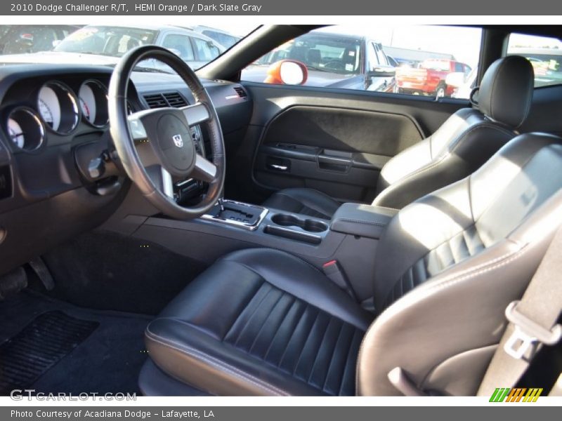 2010 Challenger R/T Dark Slate Gray Interior