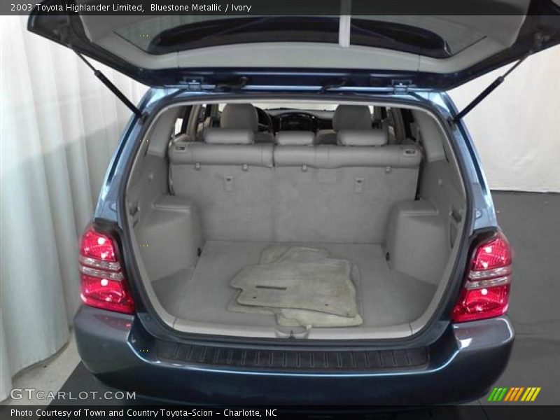 Bluestone Metallic / Ivory 2003 Toyota Highlander Limited