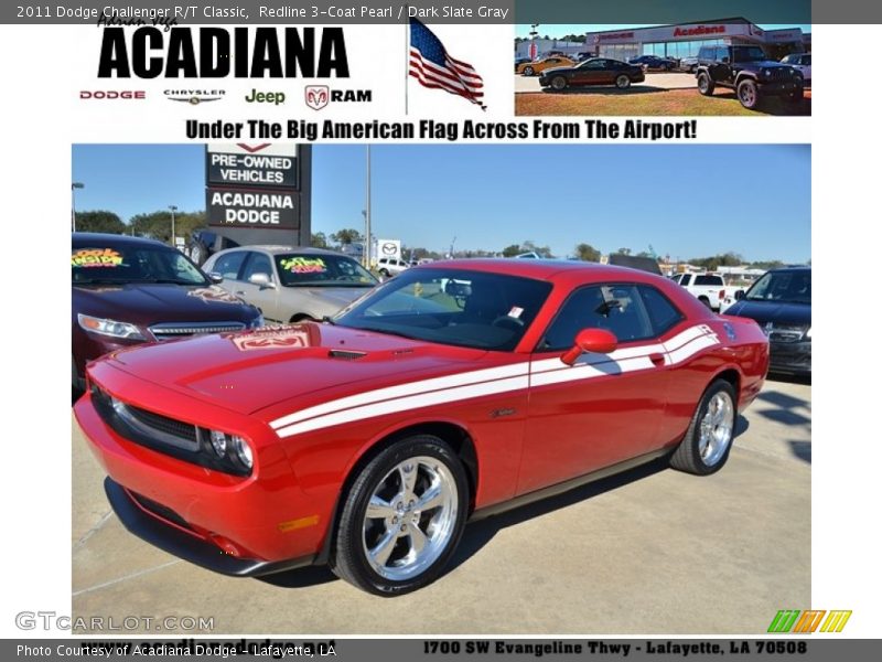 Redline 3-Coat Pearl / Dark Slate Gray 2011 Dodge Challenger R/T Classic