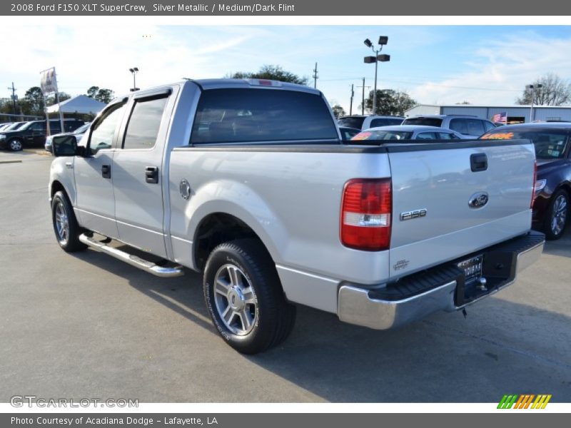 Silver Metallic / Medium/Dark Flint 2008 Ford F150 XLT SuperCrew