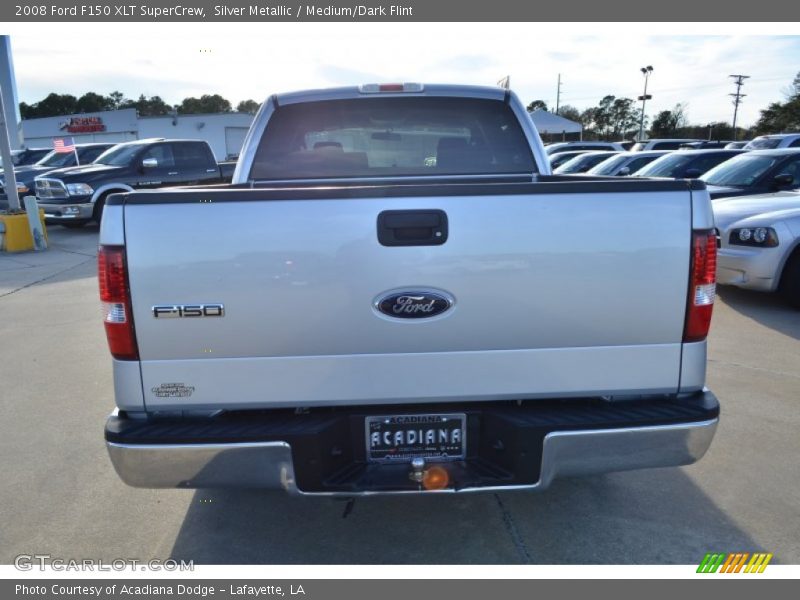 Silver Metallic / Medium/Dark Flint 2008 Ford F150 XLT SuperCrew