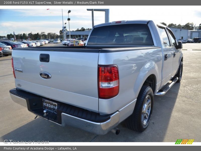 Silver Metallic / Medium/Dark Flint 2008 Ford F150 XLT SuperCrew