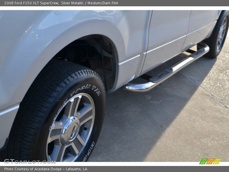 Silver Metallic / Medium/Dark Flint 2008 Ford F150 XLT SuperCrew