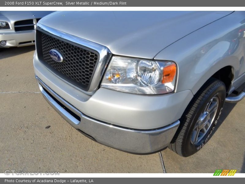 Silver Metallic / Medium/Dark Flint 2008 Ford F150 XLT SuperCrew