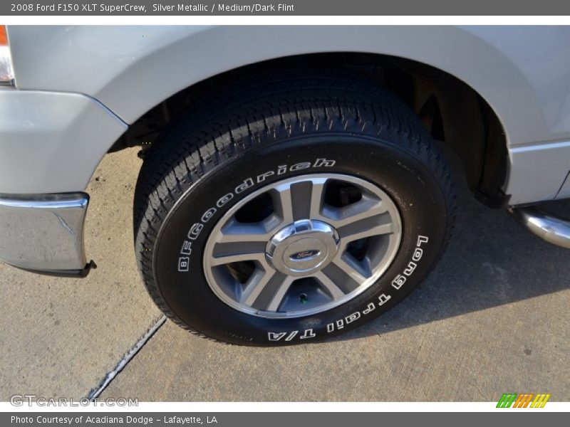 Silver Metallic / Medium/Dark Flint 2008 Ford F150 XLT SuperCrew