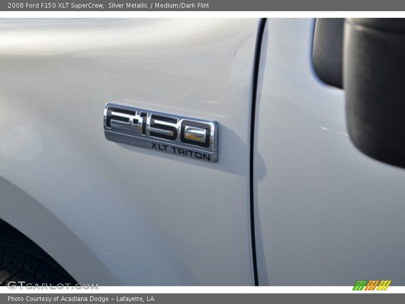 Silver Metallic / Medium/Dark Flint 2008 Ford F150 XLT SuperCrew