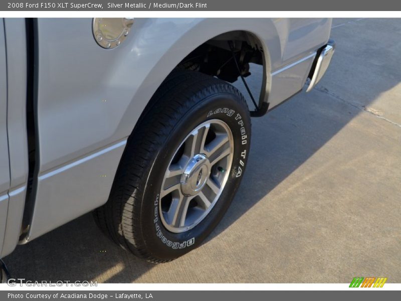 Silver Metallic / Medium/Dark Flint 2008 Ford F150 XLT SuperCrew