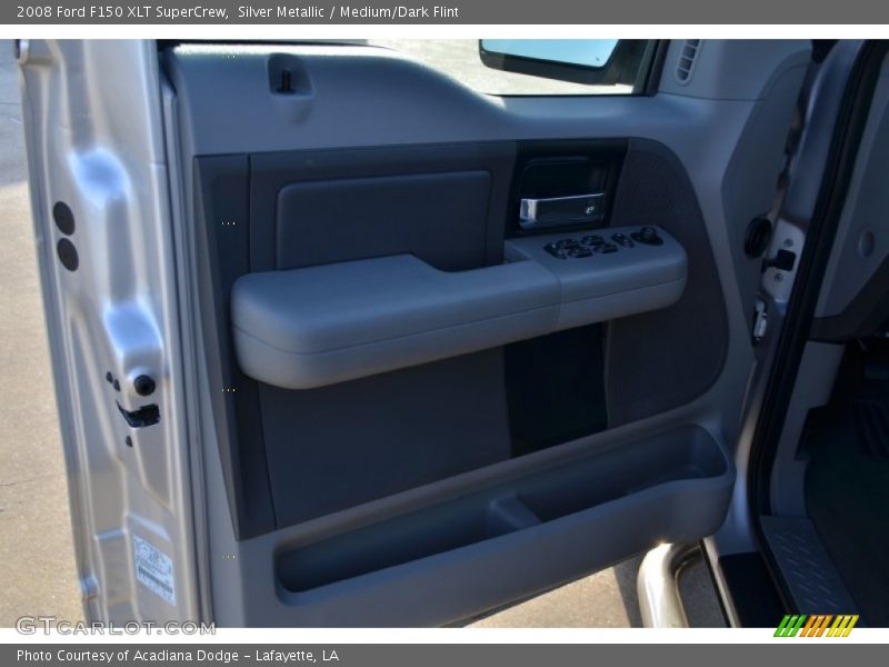 Silver Metallic / Medium/Dark Flint 2008 Ford F150 XLT SuperCrew
