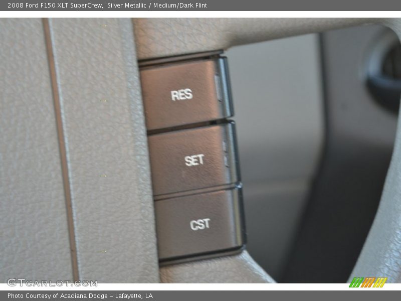 Silver Metallic / Medium/Dark Flint 2008 Ford F150 XLT SuperCrew