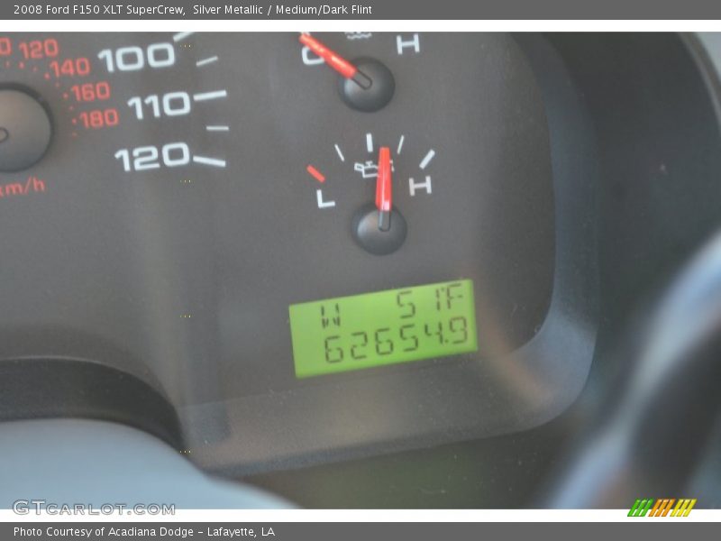 Silver Metallic / Medium/Dark Flint 2008 Ford F150 XLT SuperCrew
