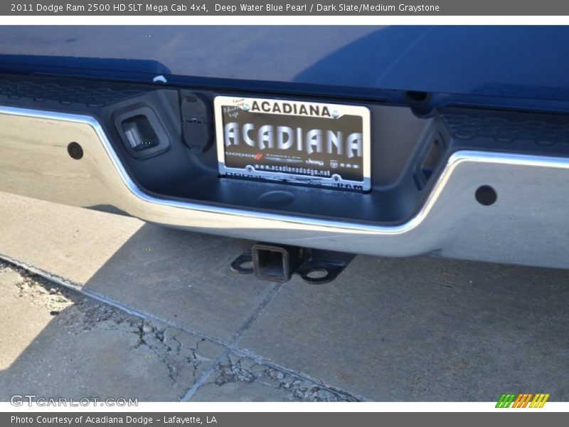 Deep Water Blue Pearl / Dark Slate/Medium Graystone 2011 Dodge Ram 2500 HD SLT Mega Cab 4x4