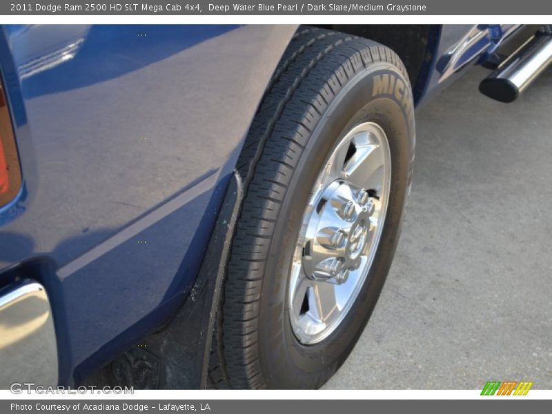Deep Water Blue Pearl / Dark Slate/Medium Graystone 2011 Dodge Ram 2500 HD SLT Mega Cab 4x4