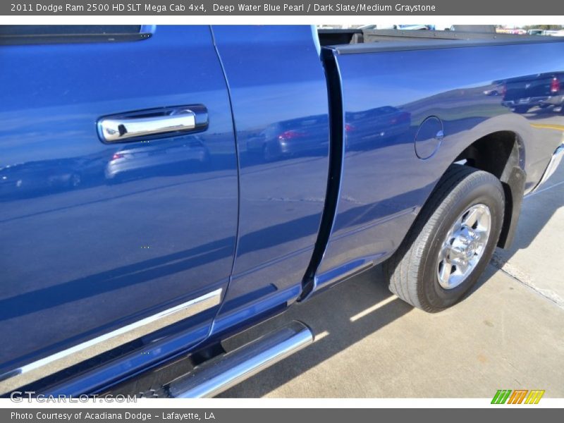 Deep Water Blue Pearl / Dark Slate/Medium Graystone 2011 Dodge Ram 2500 HD SLT Mega Cab 4x4