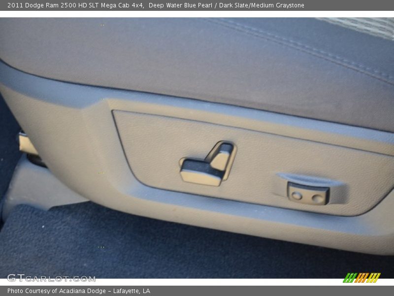 Deep Water Blue Pearl / Dark Slate/Medium Graystone 2011 Dodge Ram 2500 HD SLT Mega Cab 4x4